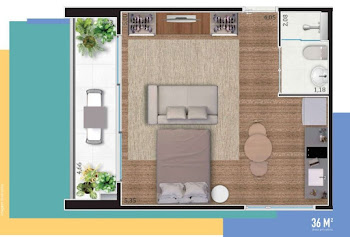 imagem 2 - Flat com 1 dormitório à venda, 27 m² por R$ 265.000,00 - Jardim Nova Aliança Sul - Ribeirão Preto/SP imagem 2 - Flat com 1 dormitório à venda, 27 m² por R$ 265.000,00 - Jardim Nova Aliança Sul - Ribeirão Preto/SP
