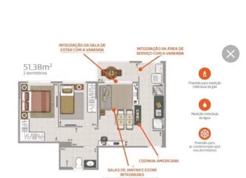 imagem 5 - Apartamento à venda com 2 quartos, 1 vaga, 51 m² - Edifício Urben UP 1300 Palmares - Jardim Anhangüera imagem 5 - Apartamento à venda com 2 quartos, 1 vaga, 51 m² - Edifício Urben UP 1300 Palmares - Jardim Anhangüera