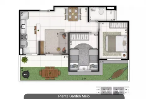 imagem 2 - Apartamento térreo à venda com 2 quartos, 47m² - Village Novus - Quinta da Primavera. imagem 2 - Apartamento térreo à venda com 2 quartos, 47m² - Village Novus - Quinta da Primavera.