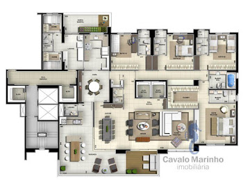 imagem 3 - Apartamento com 4 dormitórios à venda, 320 m² por R$ 2.300.000,00 - Jardim Botânico imagem 3 - Apartamento com 4 dormitórios à venda, 320 m² por R$ 2.300.000,00 - Jardim Botânico